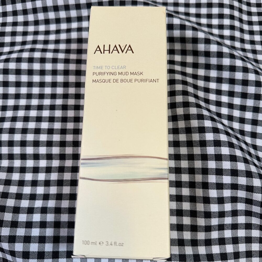 Ahava NIB Time to Clear Purifying Mud Mask Skincare Repair 3.4 OZ